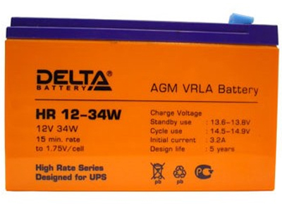 Аккумулятор delta 12v 5ah