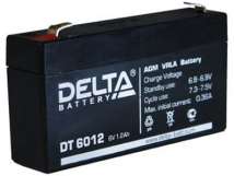 Аккумулятор Delta DT6012 6V1,2Ah