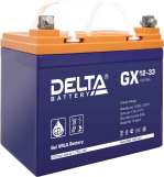 Аккумулятор Delta GX12-33 33А/ч (195*130*180)