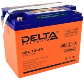 Аккумулятор Delta GEL 12-55 55А/ч (228*137*214*)