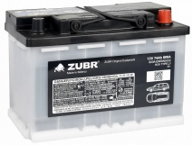 Аккумулятор ZUBR OE 74.0 А/ч 278175х190 800EN о/п