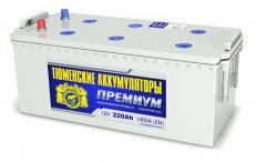 Аккумулятор TYUMEN PREMIUM 6СТ-220L ПП 518*228*238 (ток 1450А) болт