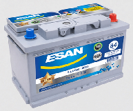 Аккумуляторная батарея ESAN EFB Start-Stop S L4 084 10B13, 84А/ч, L4 DIN EFB 0/1 312х175х190 о/п