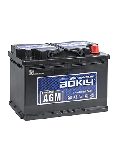 Аккумулятор Aokly AGM Stop&Go 70 а/ч L3 R+