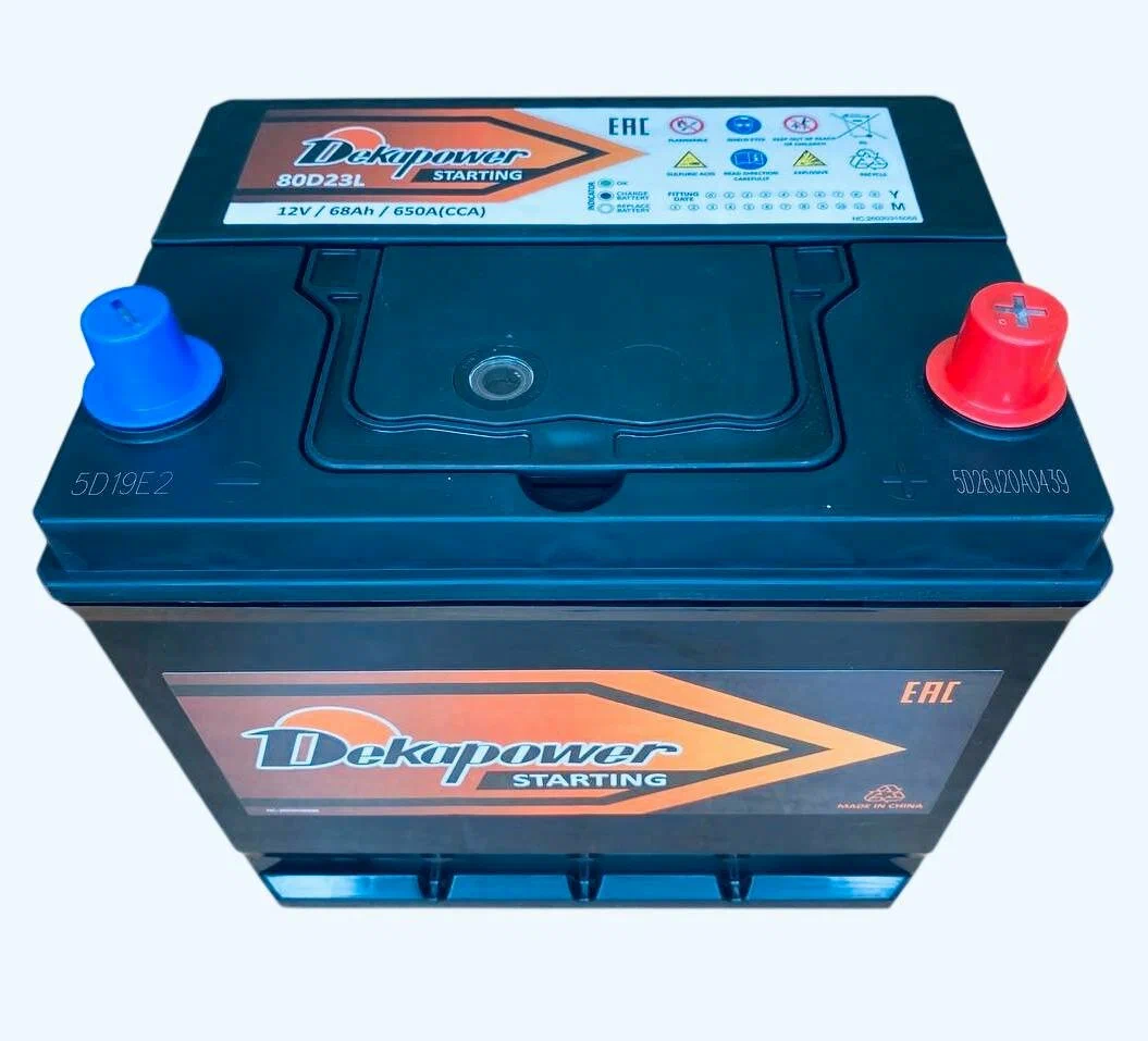 Аккумулятор Deka 80D23L 68 A/h о/п