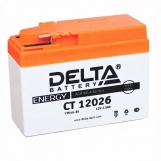 Аккумулятор Delta CT12026 2,5 А/ч ( YTR4A-BS ) Ток 45А боковые (115*50*86)