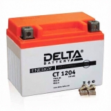 Аккумулятор Delta CT1204 4 А/ч ( YB4L-B, YB4L-А, YTX4L-BS) о.п Ток 50А (114*70*87)