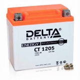 Аккумулятор Delta CT1205 5 А/ч ( YTХ5L-BS, YTZ7S, YT5L-BS ) о.п Ток 80А (114*70*106)