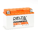 Аккумулятор Delta CT1208 8 А/ч ( YT7B-BS,НЕ7И-4,YT9B-BS ) п.п Ток 110А (150*66*94)