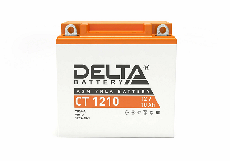 Аккумулятор Delta CT1210 10 А/ч ( YB9A-A, YB9-B,12N9-4B-1 ) п.п Ток 100А (137*77*135)