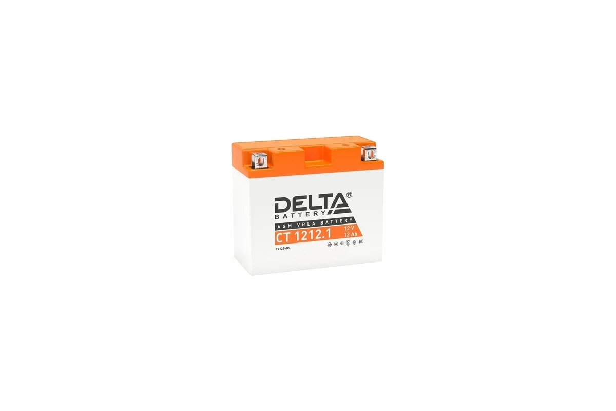 Аккумулятор Delta CT1212.1 12 А/ч ( YT12В-BS ) п.п Ток 155А (151*71*130)