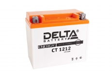 Аккумулятор Delta CT1212 12 А/ч ( YTX12-BS, YTX14-BS ) п.п Ток 180А (150*86*131)