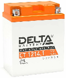 Аккумулятор Delta CT1214.1 14А/ч ( YTX14АН, YB14-BS,YTX14АН-BS) п.п Ток 165А (132*89*164)